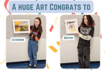  Two SCHS students will exhibit their artwork at the 2025 Capitol Art Show.